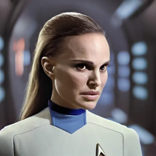 Image similar to Natalie Portman in Star Trek, (EOS 5DS R, ISO100, f/8, 1/125, 84mm, Facebook, prime lense)