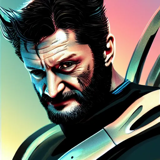 Image similar to tom hardy as wolverine from x - men digital art 4 k detailed super realistic