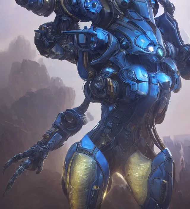 Image similar to a well rendered 3d starcraft nova portrait, mecha armor, subject in the center of the frame, rule of thirds, golden ratio, cyberpunk, elegant, digital painting, octane 4k render, zbrush, hyperrealistic, artstation, concept art, smooth, sharp focus, illustration from StarCraft by Ruan Jia and Mandy Jurgens and Artgerm and William-Adolphe Bouguerea