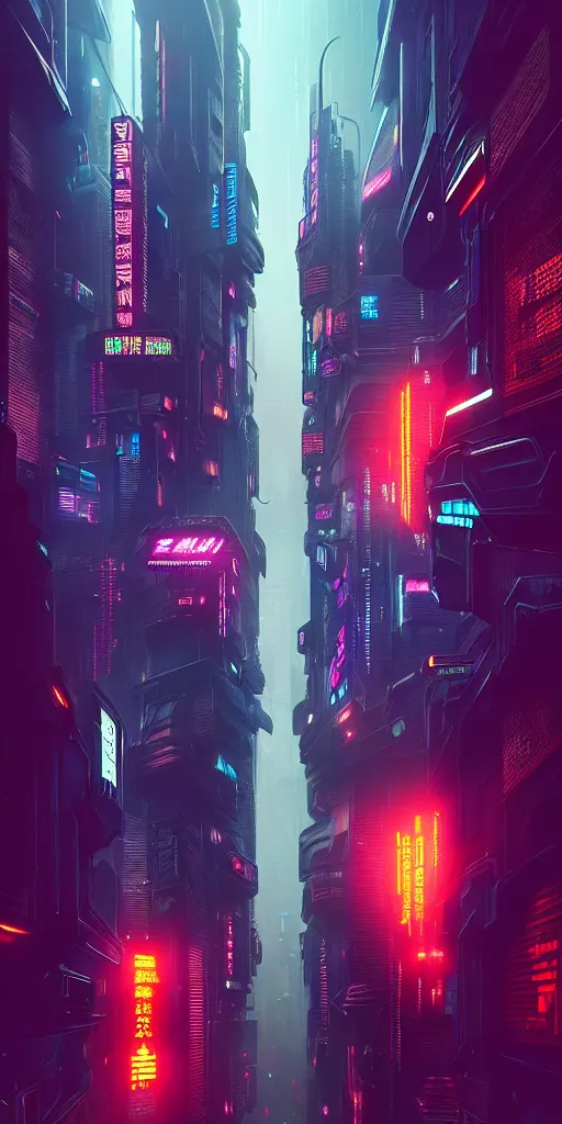 Prompt: epic cyberpunk cityscape :: blade runner, James Guilleard, beeple ,laurie greasley, dan mcpharlin :: ornate, dynamic, particulate, rich colors, intricate, elegant, highly detailed, centered, artstation, smooth, sharp focus, octane render, 3d
