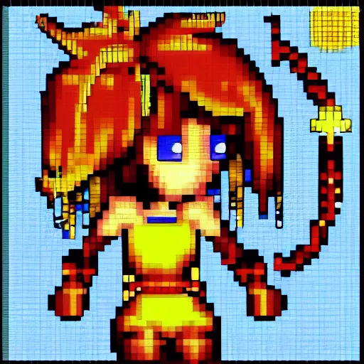 8-bit fantasy pixel art 32x32, Stable Diffusion