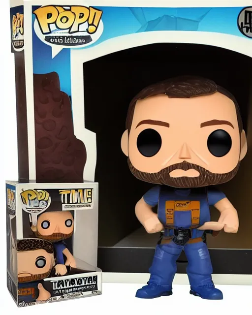 Image similar to A Tim the Toolman Taylor Funko Pop. Photographic, photography