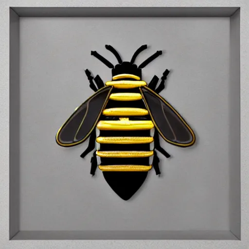 Image similar to mechanical bee designed by kanye west