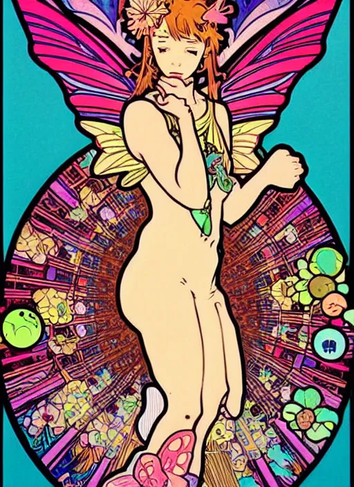 Prompt: great fairy of power, fairy foundation!! portrait illustration, pop art, splash painting, art by geof darrow, ashley wood, alphonse mucha, makoto shinkai