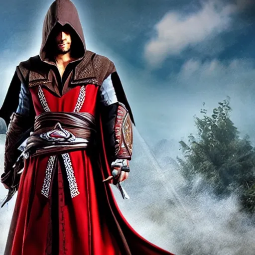 Prompt: axel blazr as ezio auditore