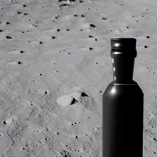 Image similar to A Vodka Bottle on the Moon, 8K, Ultra Detailed, Very Impressive, smooth and sharp focus