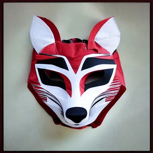 Prompt: japanese fox masked ninja