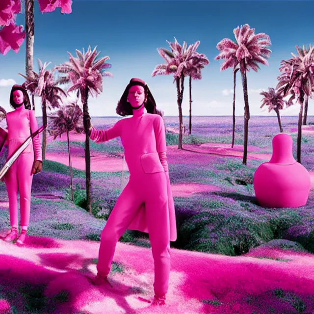 Image similar to fragrance advertising campaign by richard mosse