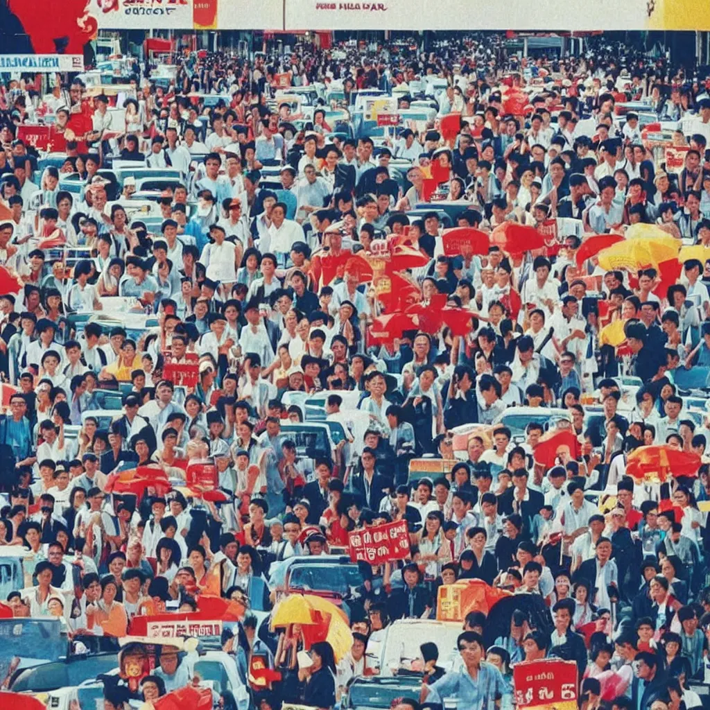 Image similar to a 1 9 9 0 s singaporean government camapign poster