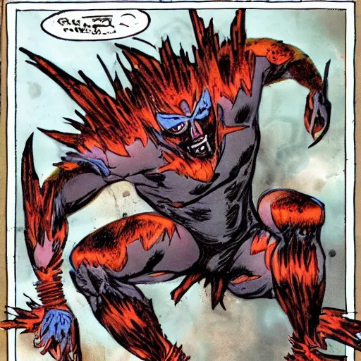 Prompt: an itch elemental, whirling energy made of itches ( dramatic, cinematic, by simon bisley )