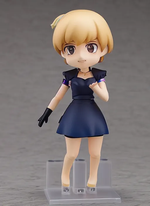 Prompt: princess diana nendoroid, well - designed, realistic lighting, anime chibi, promotional,