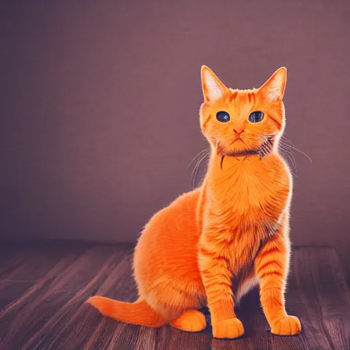 Prompt: A cute orange cat wearing a crown, 8k, professional photo