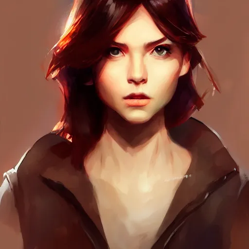 Prompt: character portrait in the style of thomas river and artgerm, lean face, cinematic lighting, watercolor, low detail