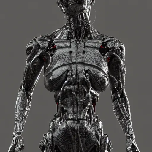 Prompt: 3 d render melted cyborg humanoid, sculpture, chrometype, liquid metal, neotribal, raytraced, volumetric lightning, 8 k by wlop, innate studio h - 1 0 0 0 w - 1 0 0 0