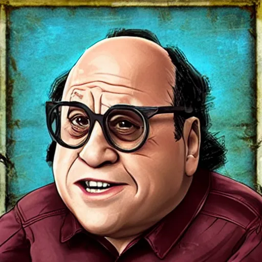 Prompt: Danny devito in the style of fallout: New Vegas game