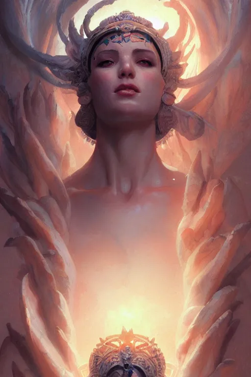 Image similar to goddess of the hell, highly detailed, digital painting, artstation, concept art, smooth, sharp focus, illustration, unreal engine 5, 8 k, art by artgerm and greg rutkowski and edgar maxence