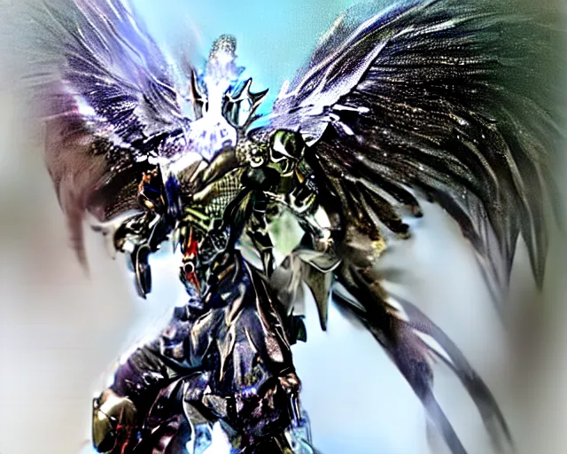 Image similar to cyber dragon angel pimp