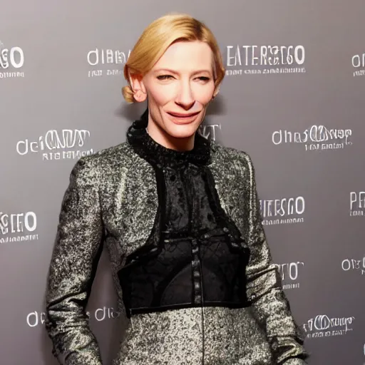 Prompt: cate blanchett, vaporeware