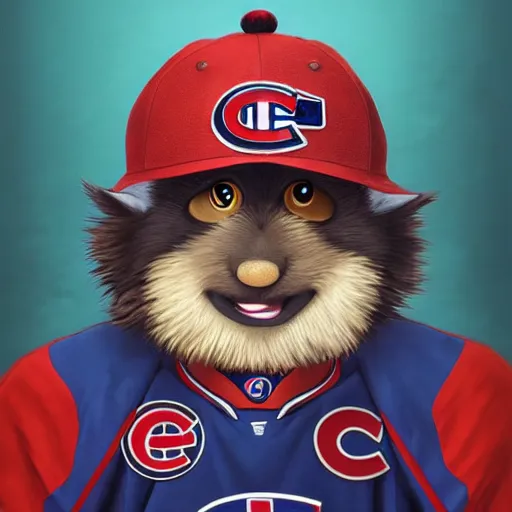 Image similar to anime Portrait of Youppi the Habs Montreal Canadiens Mascot as a very cute powerful and friendly pokemon, highly detailed anime, high evolution, 1990s, legendary, smooth, sharp focus, dynamic lighting, intricate, trending on ArtStation, illustration pokemon, art by WLOP