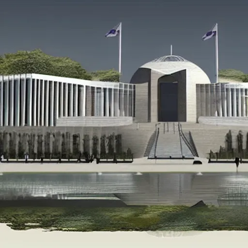 Prompt: Rejected designs for Parliament House, Canberra