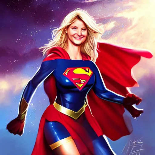 Image similar to cameron diaz as supergirl by artgerm