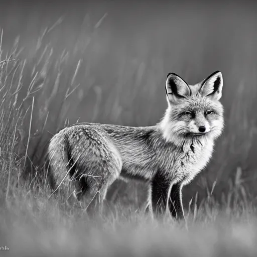 Prompt: fox , wildlife photography