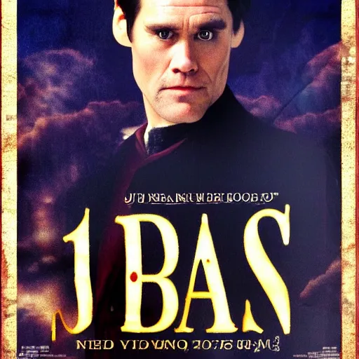 Prompt: jim carrey as jack dawson, titanic movie, 8 k, movie poster