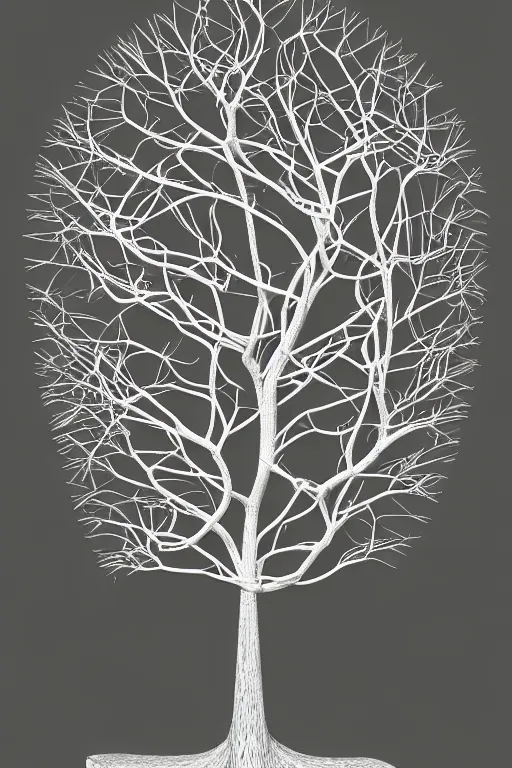 Prompt: a tree, by fisher price, intricate, elegant, highly detailed, smooth, sharp focus, artstation