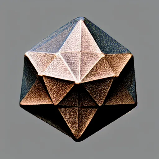 Prompt: kepler – poinsot polyhedra