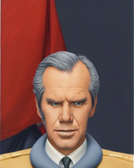 Prompt: govenor morkin. i thought i recognized your derps when i was brought onboard, portrait by ralph mcquarrie