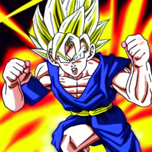 Image similar to gohan in dragon ball raging blast 2