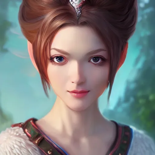 Image similar to a portrait of princess link, made by stanley artgerm lau, wlop, rossdraws, artstation, cgsociety, concept art, cgsociety, octane render, trending on artstation, artstationhd, artstationhq, unreal engine, 4 k, 8 k,