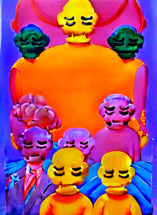 Image similar to flower men by shusei nagaoka, kaws, david rudnick, airbrush on canvas, pastell colours, cell shaded, 8 k