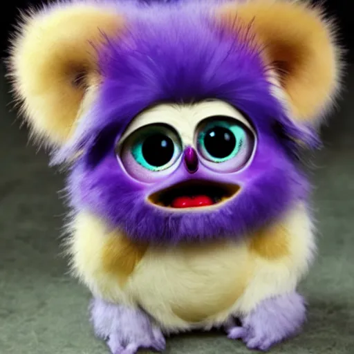 Image similar to really messed up furby