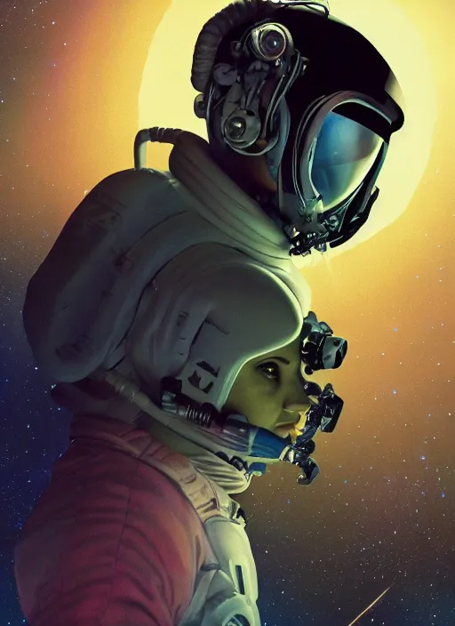 | astronaut, | the Diffusion ali OpenArt futuristic, expanse, sci fi, Stable g