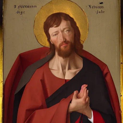 Prompt: portrait of joseph, in deposition of christ by van der weyden, high quality, realism, artstation, octane
