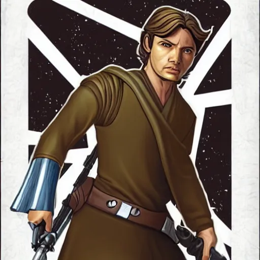 Image similar to jacen solo, jedi from star wars legends books