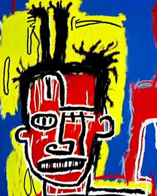 Prompt: a extremely ultra highly detailed majestic hi - res painting by jean - michel basquiat