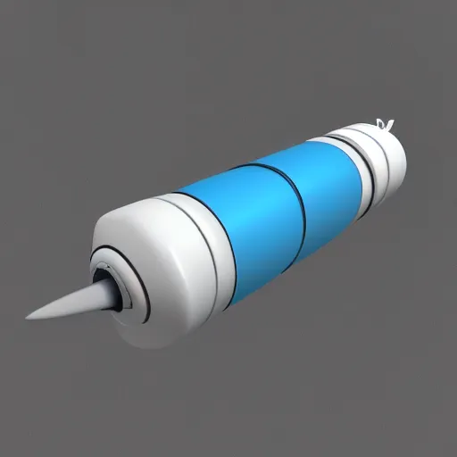 Prompt: 3d model of Portal Gun