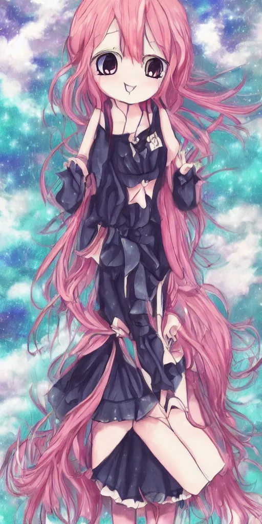 long hair, pink hair, Mahou Shoujo Magical Destroyers, anime girls,  flowers, gas masks, twintails, gradient, simple background, mask
