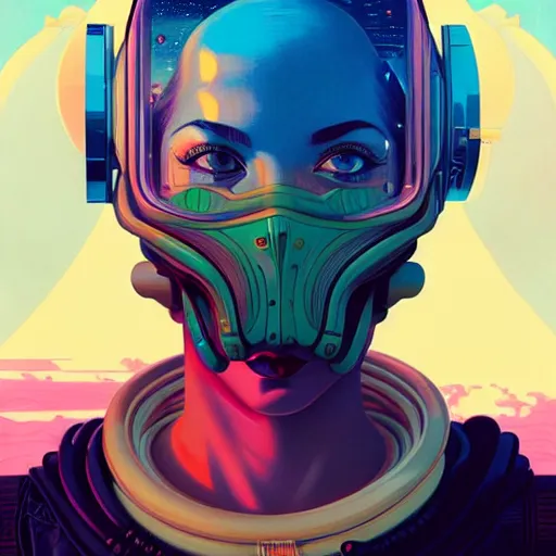 Image similar to high quality high detail portrait of a diesel punk jinx in an alien world, tristan eaton, victo ngai, artgerm, rhads, ross draws, hyperrealism, intricate detailed, alphonse mucha, 8 k, sci - fi, pastel colors, artstation,