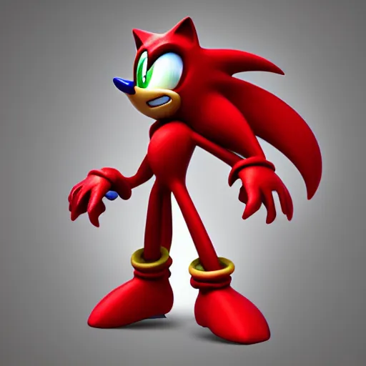 Prompt: sonic and knuckles fusion dance