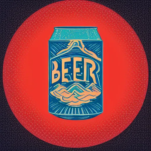 Image similar to Propaganda poster of a beer, sticker, highly detailed, colorful, illustration, smooth and clean vector curves, no jagged lines, vector art, smooth