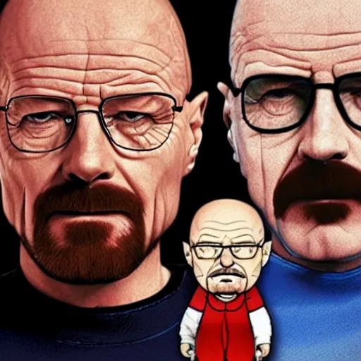 Image similar to walter white as pou