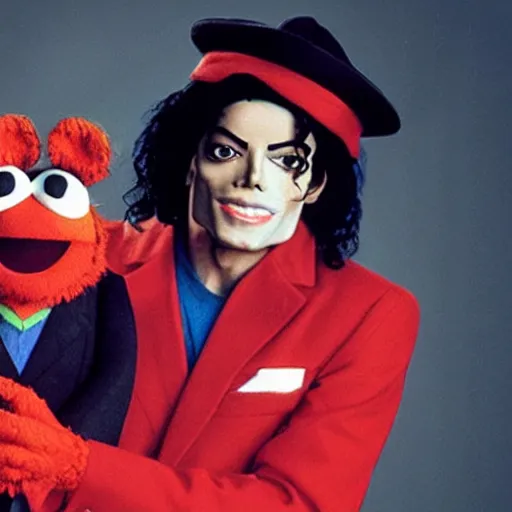 Prompt: Michael Jackson as a muppet