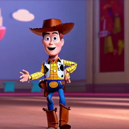 A still of Woody from Toy Story in the film Wreck-It | Stable Diffusion ...