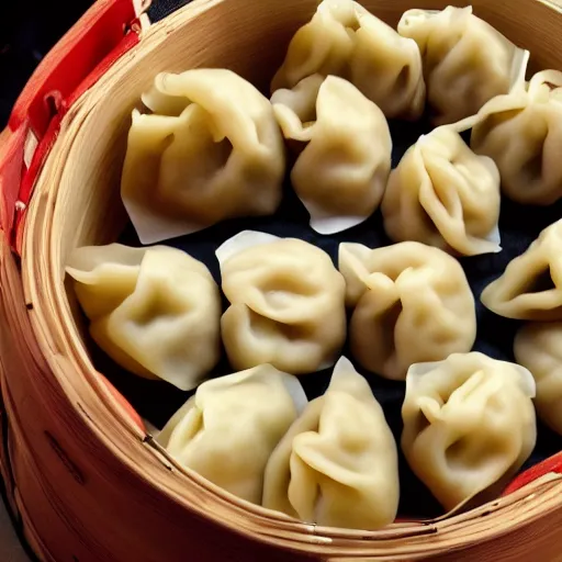 Image similar to dumplings eats dumplings