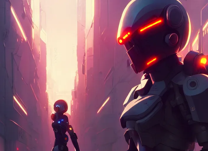 Image similar to cyberpunk mole wearing exo suit, details, futuristic, epic, destroyed city, landscape illustration concept art anime key visual trending pixiv fanbox by wlop and greg rutkowski and makoto shinkai and studio ghibli and kyoto animation symmetrical facial features