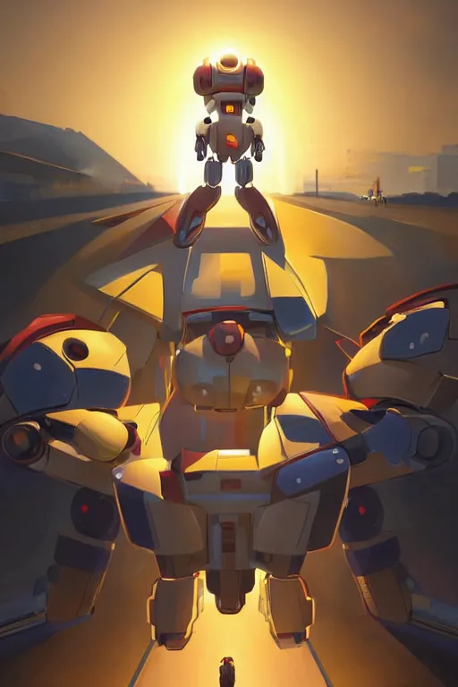 Image similar to metabots medabots medarotto medarot robot minimalist comics, behance hd by jesper ejsing, by rhads, makoto shinkai and lois van baarle, ilya kuvshinov, rossdraws global illumination ray tracing hdr radiating a glowing aura