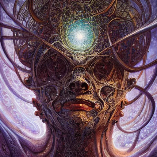 Image similar to low angle shot of a fractal explosion by clive barker, intricate, elegant, highly detailed, centered, digital painting, artstation, concept art, smooth, sharp focus, illustration, artgerm, Tomasz Alen Kopera, Peter Mohrbacher donato giancola, Joseph Christian Leyendecker, WLOP, Boris Vallejo.